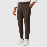 CALÇA DUPLO TRESPASSE CASTANHO ZOLF