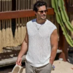 T-SHIRT PONTO CROCHÊ TANK ZOLF