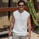 T-SHIRT PONTO CROCHÊ TANK ZOLF - Image 2