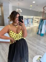 TOP AMARELO AS BOLAS PONTO CHIC - Image 2
