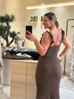 CONJUNTO CASTANHO DE SAIA E TOP PONTO CHIC - Image 3
