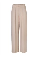 CALÇA PANTALONA ENVELOPE BEGE SILVINA CAMPOS