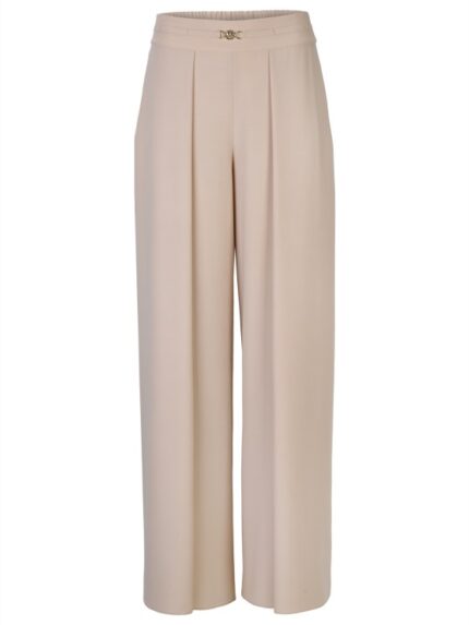 CALÇA PANTALONA ENVELOPE BEGE SILVINA CAMPOS