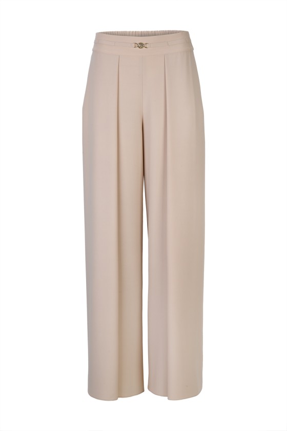 silvina campos bege CALÇA PANTALONA ENVELOPE BEGE SILVINA CAMPOS - Image 1