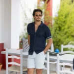 CAMISEIRO TRICOT COM PORMENOR AZUL ZOLF - Image 2