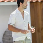 CAMISEIRO TRICOT COM PORMENOR CRU ZOLF