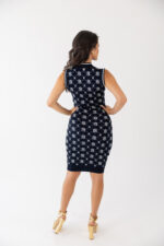 VESTIDO DE MALHA JACQUARD COM LOGO FRACOMINA - Image 6