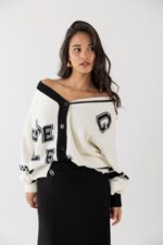 CARDIGAN COM LOGOTIPO GAELLE PARIS - Image 3