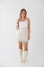 MINI SAIA OFF WHITE FLUFF ICEBERG WOMEN - Image 2