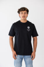 T-SHIRT PRETA  ESTAMPADO TIGRE NA COSTA ANTONY MORATO
