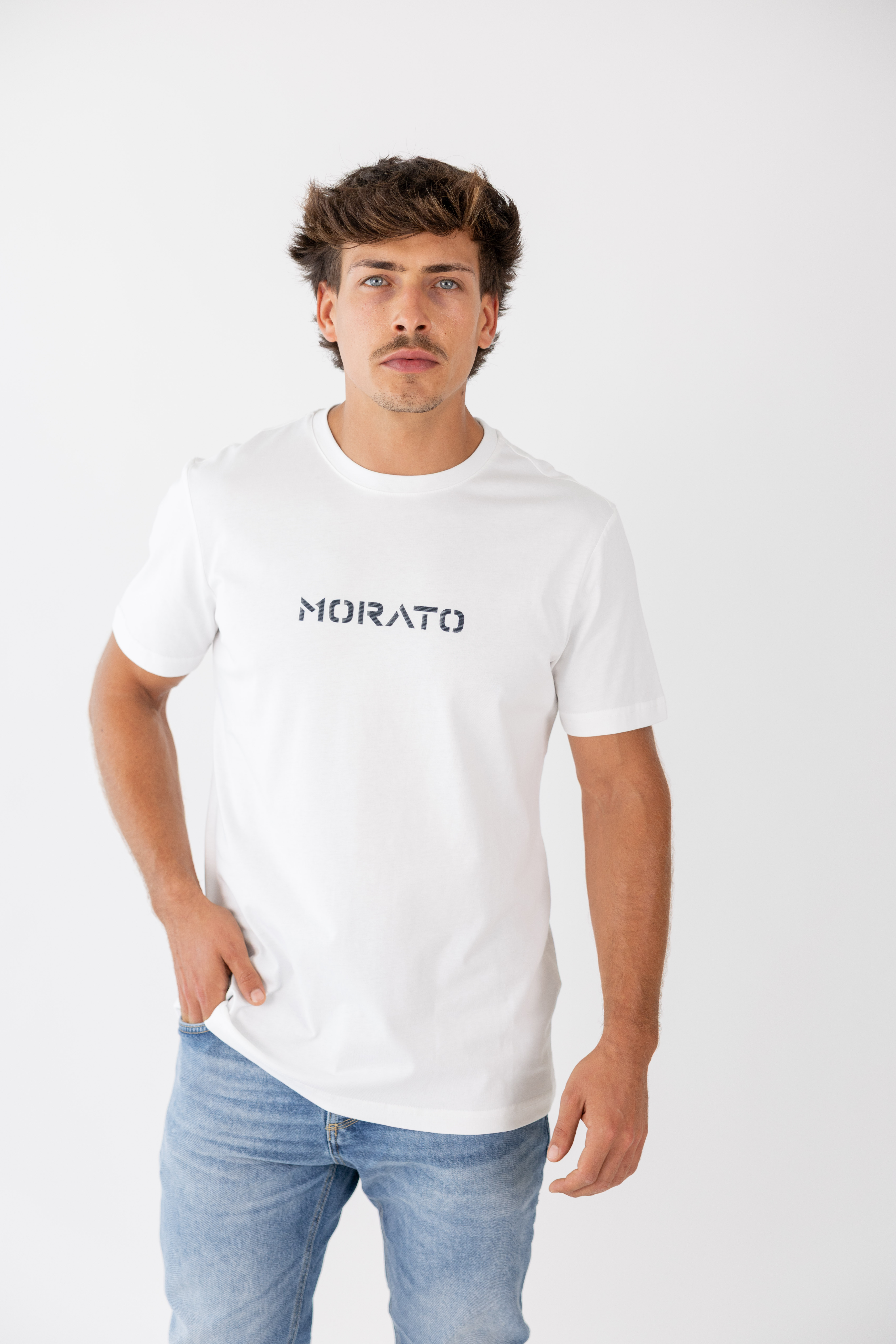 3R1A9586 T-SHIRT BRANCA COM LOGOTIPO ANTONY MORATO - Image 1