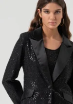 BLAZER LONGO COM STRASS FRACOMINA - Image 5