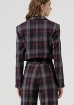 BLAZER CROPPED XADREZ TRESPASE FRACOMINA - Image 6