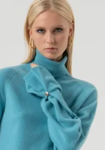 CAMISOLA AZUL DE MALHA FRACOMINA - Image 3