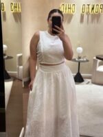 CONJUNTO TOP E SAIA BORDADO INGLÊS PONTO CHIC - Image 2