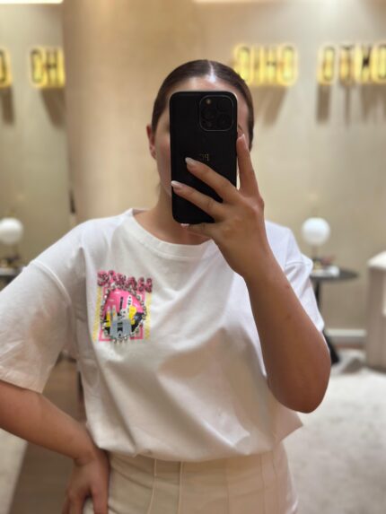 T-SHIRT COM ESTAMMPADO MAROC PONTO CHIC