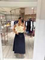 TOP BEGE COM FOLHOS NA FRENTE PONTO CHIC - Image 2