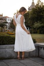 VESTIDO MDI BRANCO PONTO CHIC - Image 5