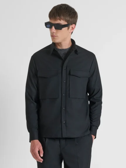 CAMISA RELAXED FIT PRETA  ANTONY MORATO