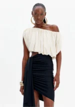 VESTIDO CURTO BICOLOR LANÇA PERFUME - Image 2