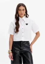 CAMISA BRANCA MANGA CURTA LANÇA PERFUME