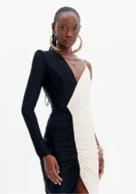 VESTIDO MIDI BICOLOR LANÇA PERFUME - Image 2