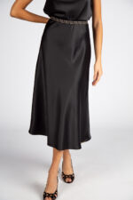 SAIA MIDI PRETA CÓS ESTAMPADO SILVINA CAMPOS - Image 4