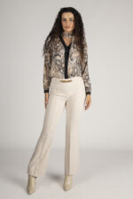 BLUSA ANIMAL PRINT COM TIRAS SILVINA CAMPOS - Image 2