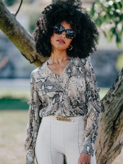 BLUSA ANIMAL PRINT SILVINA CAMPOS