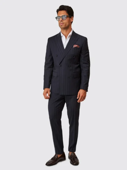FATO TRESPASSE AZUL COM RISCA DE GIZ SLIM FIT ZOLF