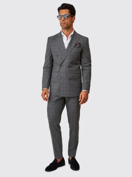 FATO TRESPASSE CINZA PRINCIPE DE GALES SLIM FIT ZOLF