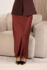 SAIA MIDI ACETIADA BORDO PONTO CHIC - Image 2