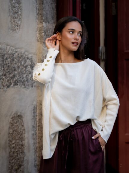 CAMISOLA CRU OVERSIZED RUGA