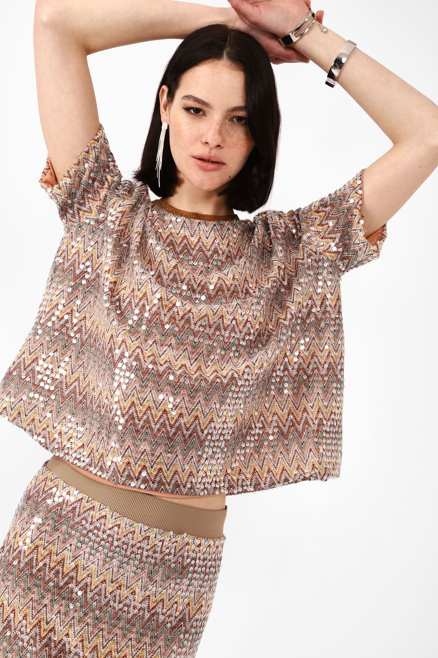 01715_TBBBJFD_IF CAMISOLA MULTICOLOR EM LANTEJOULAS DIXIE - Image 1