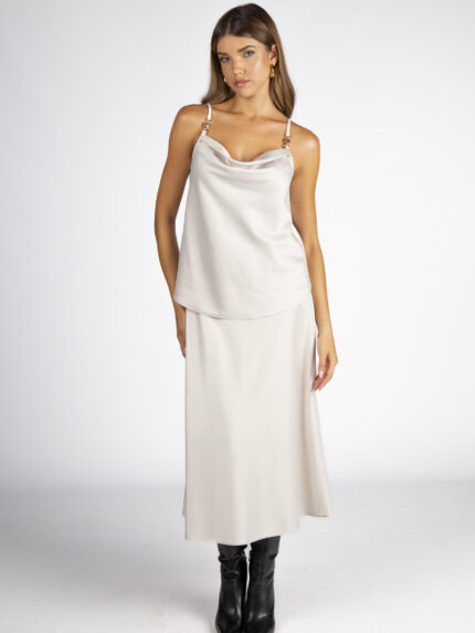 TOP CREME ACETINADO SILVINA CAMPOS