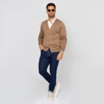 CARDIGAN COM BOTÕES CAMEL ZOLF - Image 2