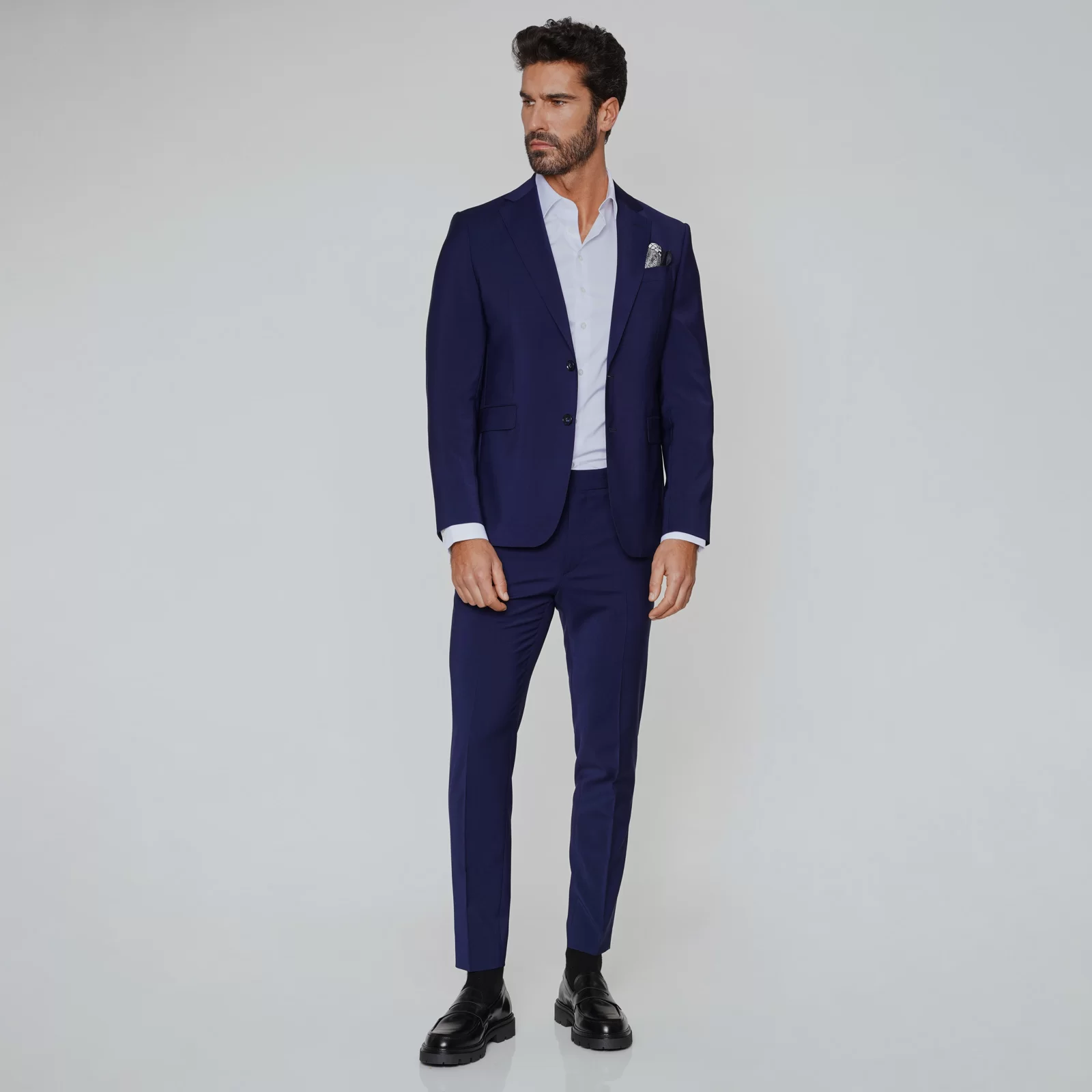 232905034_3 FATO AZUL ROYAL SLIM FIT ZOLF - Image 1