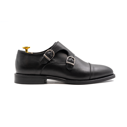 251604003-1 SAPATO CLÁSSICO MONK PRETO ZOLF - Image 1