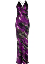 VESTIDO LONGO MULTICOR DECOTE EM V RINASCIMENTO - Image 2