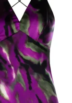 VESTIDO LONGO MULTICOR DECOTE EM V RINASCIMENTO - Image 4
