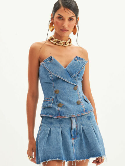 BLUSA JEANS LANÇA PEFUME