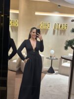 BODY PRETO COM DETALHE DOURADO DE CINTO PONTO CHIC - Image 3