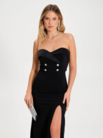 VESTIDO SMOKING SEREIA PRETO RINASCIMENTO - Image 5