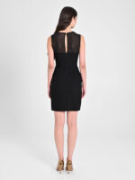 VESTIDO PRETO CURTO COM TRANSPARENCIA RINASCIMENTO - Image 4