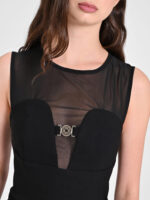 VESTIDO PRETO CURTO COM TRANSPARENCIA RINASCIMENTO - Image 3