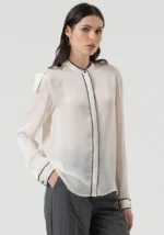 BLUSA SEDA COM DETALHES DE BOTÕES FRACOMINA - Image 7