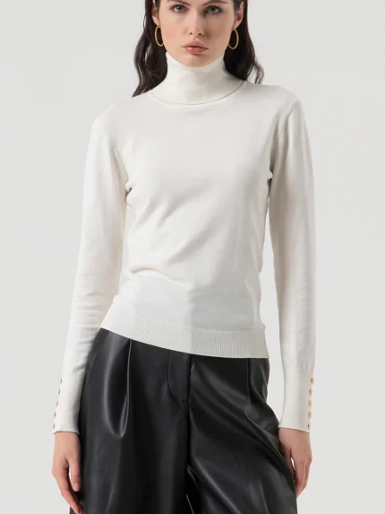 CAMISOLA CREME DE MALHA FRACOMINA