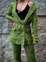 BLAZER VERDE EM RENDA DIXIE - Image 2