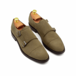 SAPATO DUPLA FIVELA NOBUCK KAKI ZOLF - Image 3