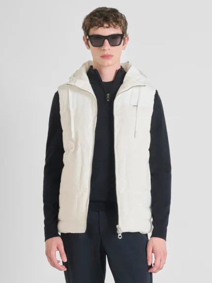 COLETE ACOLCHOADO BRANCO ANTONY MORATO